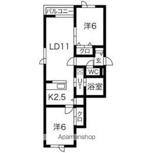 LUMIERE【2階】の間取り