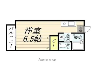 JMテラスⅢ【203号室】の間取り