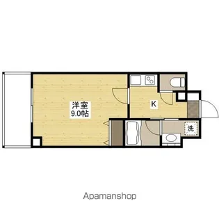 ブリリアンクラス河原町(旧LASANTE河原町)【6階】の間取り