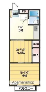 ナチュラル荻窪マンション【2階】の間取り