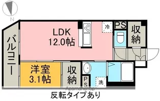 LA.CANTABILE【6階】の間取り