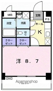 モンシェ モア・Ⅱ【4階】の間取り
