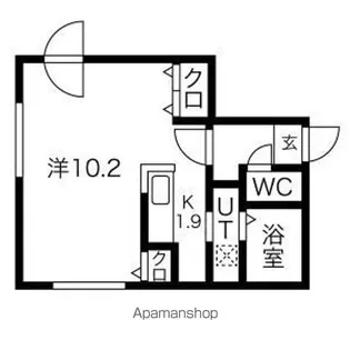 ACCEPTEE(アクセプティ)【3階】の間取り