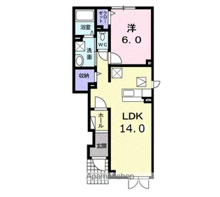 グロリアⅠ【1階】の間取り