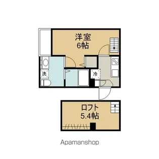 ベルトピア上飯田【1階】の間取り