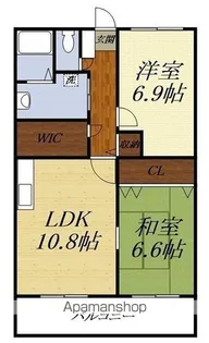 アビタシオン【301号室】の間取り