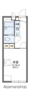 レオパレス北野坂【203号室】の間取り