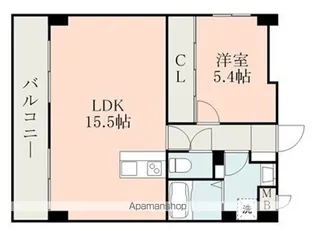 テクノマンション大津Ⅱ【4階】の間取り