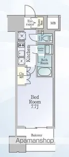 ルフォンブランシェ品川南大井【13階】の間取り