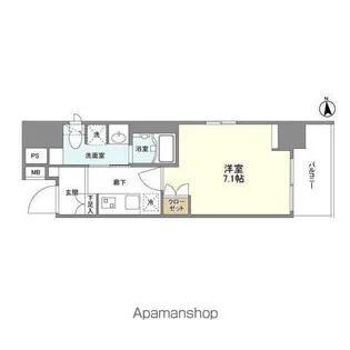 リアンシエルブルー田端【4階】の間取り