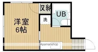 シャトレーゼ鐙【205号室】の間取り