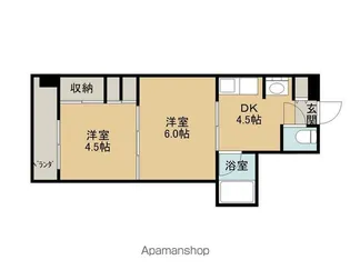 クレスト連坊【2階】の間取り