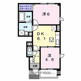 エレンシア【1階】の間取り