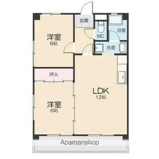 グリーン西山【3階】の間取り