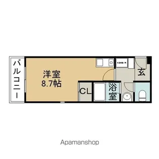 レジデンスシェーンブルン(女性専用)【2階】の間取り