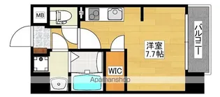 KRYSTAL FIMETH 1番館【6階】の間取り