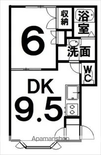 コーポレジェンド【105号室】の間取り