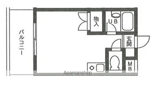ベイ・アルファ常盤台【6階】の間取り