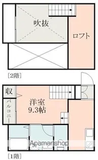 ウェルフォアティス【1階】の間取り