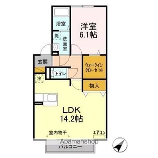 ボヌールおおたかの森 Ⅱ【2階】の間取り