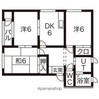 エスポワール【1階】の間取り