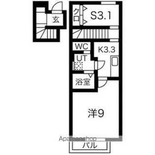 FIRST花巻【202号室】の間取り