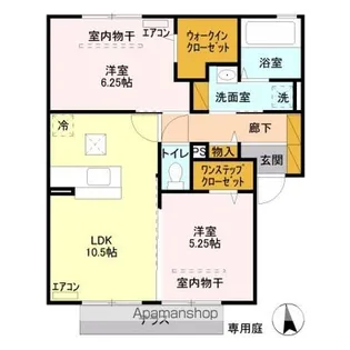 ロイヤルガーデン C【1階】の間取り