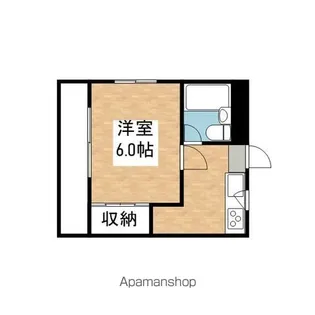 友愛ハイツ【203号室】の間取り