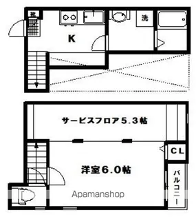QUONS RECESS【1階】の間取り