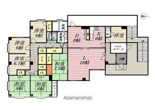 第1明智ビル【2階】の間取り