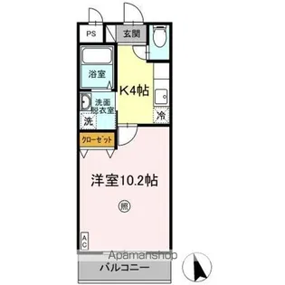 DーPACE角五郎【1階】の間取り