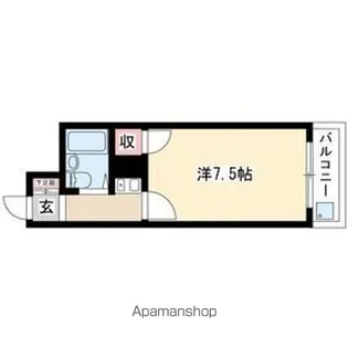 サンハイツ喜多山【5階】の間取り