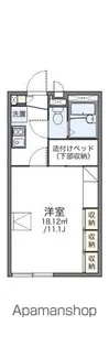 レオパレスS&K【203号室】の間取り