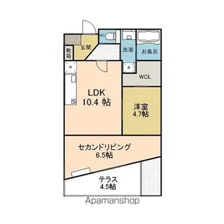モンテルーチェ医学部前【1階】の間取り