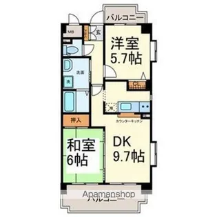 エクセレントみずの【903号室号室】の間取り
