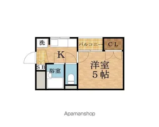 ドミール立命【405.号室】の間取り