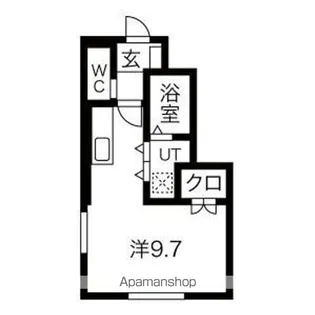 ル・メイユール東宮野目B棟【1階】の間取り