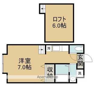 アトリエ【2階】の間取り