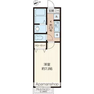 パステールグラン土気【2階】の間取り