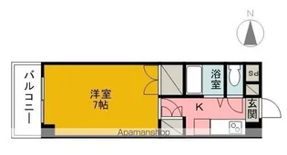 ジョイフル第3今市【405号室】の間取り