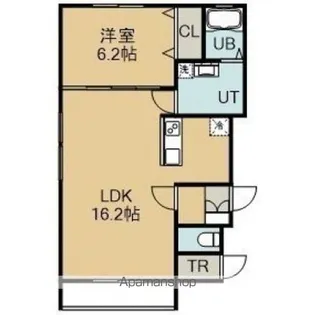 ストックトン(ストックトン)【2階】の間取り