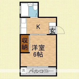ベアコーポ【B号室】の間取り