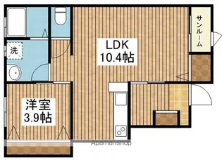 BONHEUR (ボヌール)【1階】の間取り