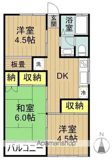 C.YAMANAKA【202号室】の間取り