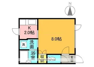 花ハイツ【5号室】の間取り