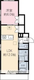 ラ カーサドルチェ【102号室】の間取り