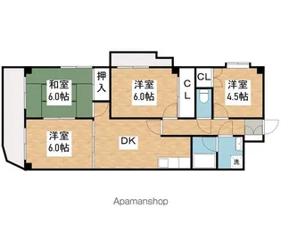 4DKの間取り画像