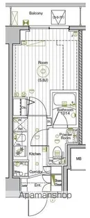 グランヴァンプレミアムイースト川口【4階】の間取り