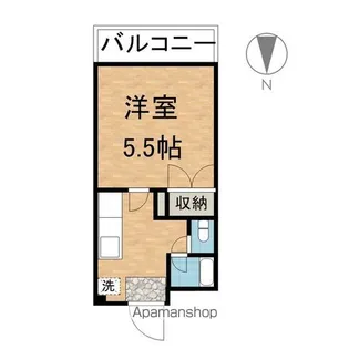 FERIO【3A号室】の間取り