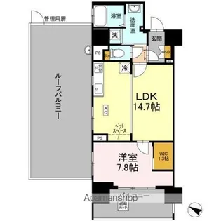 リーラ横浜川和町【3階】の間取り